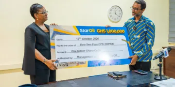StarOil Ghana donates GH¢1m towards construction of CID’s ultra-modern edifice