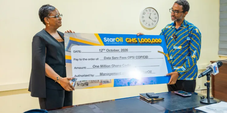 StarOil Ghana donates GH¢1m towards construction of CID’s ultra-modern edifice