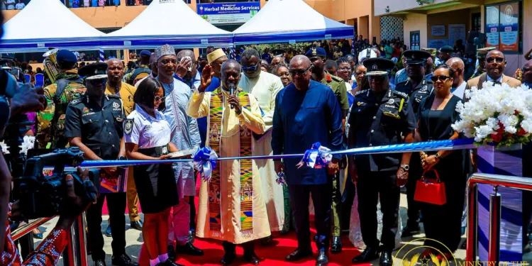 President Mahama commissions new 85-bed police hospital ward