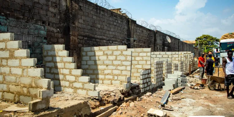Construction of permanent housing for Kofikrom fire victims begins
