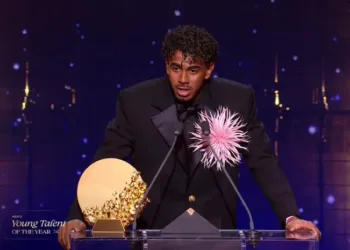 Lamine Yamal named world’s best young footballer for third consecutive time