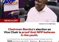 Kojo Bamba’s election as Vice Chair proves NPP believes in the youth – Philip Ofori Asante