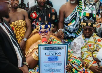 Nana Abena Etruba I receives UN Kingdom award at homecoming celebrating Anlo, Gomoa unity