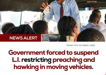 Gov’t forced to suspend L.I. restricting preaching, hawking in moving vehicles