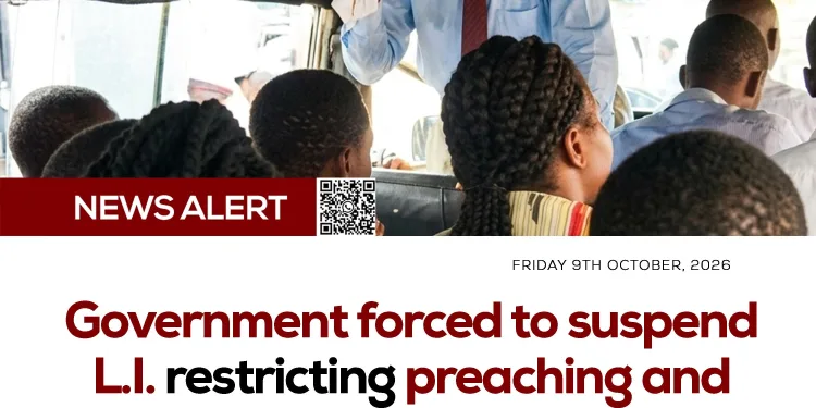 Gov’t forced to suspend L.I. restricting preaching, hawking in moving vehicles