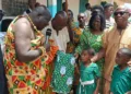 Akurabadze Chief donates 1,200 books, uniforms to Catholic Basic School, announces scholarship for top BECE students