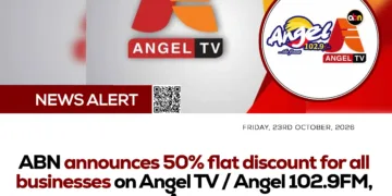 ABN announces 50% flat discount for all businesses on Angel TV / Angel 102.9FM, Accra