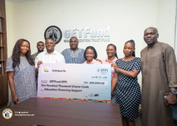 GETFund’s Paul Adjei drives education partnerships as Aki-Ola donates GH¢482,410 worth of books