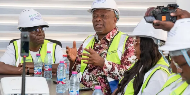 Parliamentary Select Committee on energy inspects BPA’s 50MWp Yendi solar project