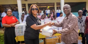 GETFund, private-sector partners donate educational materials to four Central Region schools