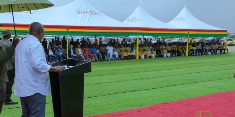 President Mahama urges training of Afienya residents for industrial park jobs