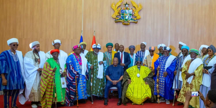 President Mahama urges Dagbon Regent to build on late Ya-Na’s legacy