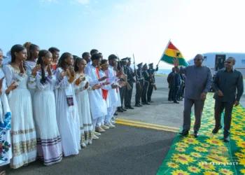 President Mahama arrives in Ethiopia; joins Prime Minister to inaugurate historic Megech Irrigation Project