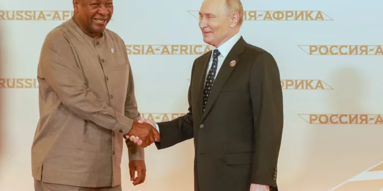 Mahama welcomes Putin’s willingness to resume trilateral talks on Ukraine