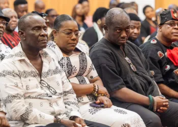 Chief of Staff consoles Nana Oye Bampoe Addo over loss of twin brothers