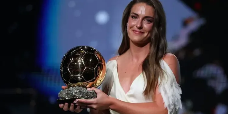 Alexia Putellas wins record-equalling third Ballon d’Or